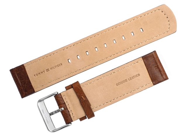 Pasek Tommy Hilfiger 1790892 Brązowy z Napisem i Logo.